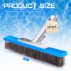 Gejoy 2 Pack 10" Stainless Steel Brush Pool Brush Head