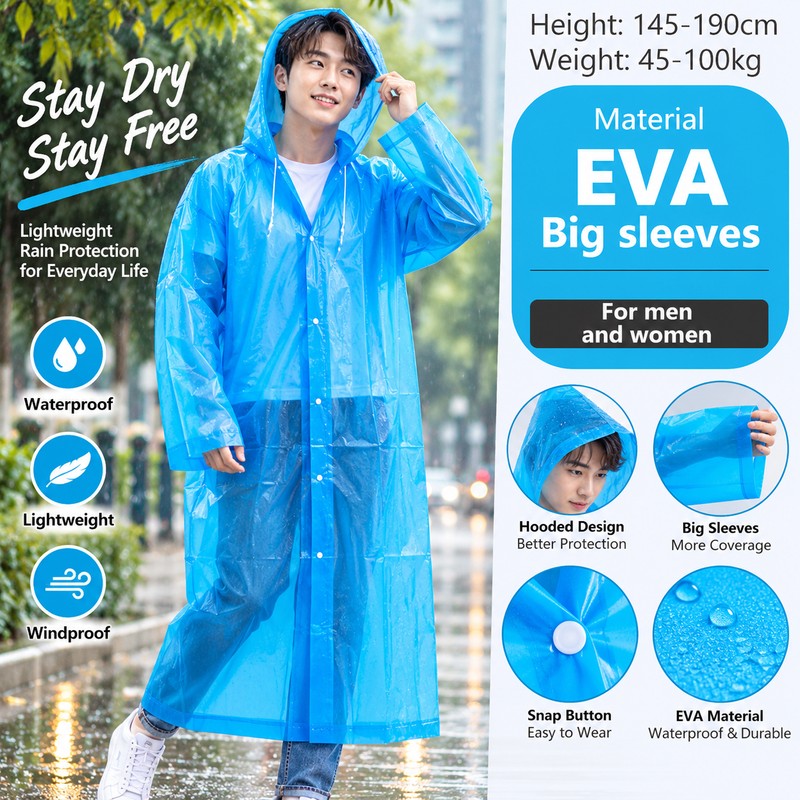 Raincoat Women Men Impermeable Thickened Waterproof Raincoat Tourism Outdoor Hiking