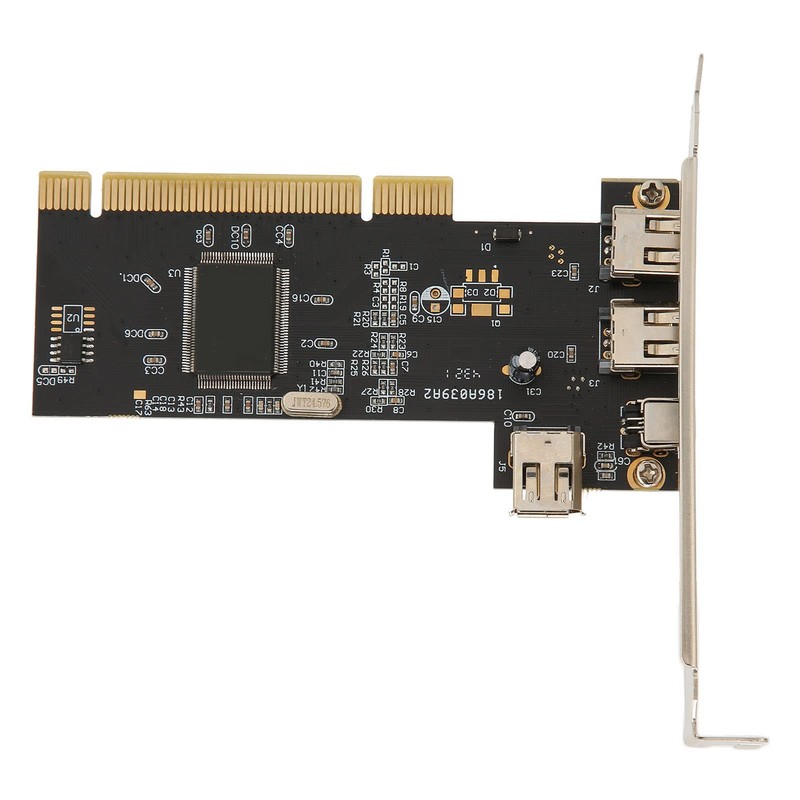 1394 Firewire Card PCIe 3-Port Expansion Card with 1 Lane