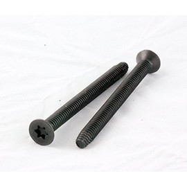 5/16-18 X 2-1/4 6-LOBE FLAT HEAD TYPE F THREAD CUTTING FLOORBOARD SCREWS BLACK PHOSPHATE & OIL PACK OF 100