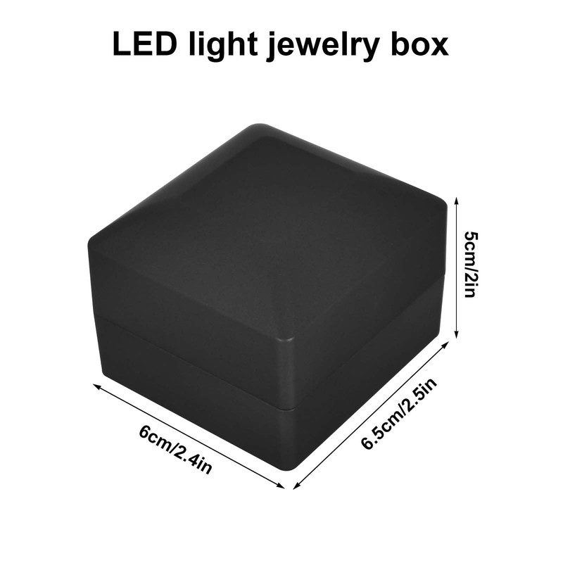 Ring Box With LED Light, Velvet Ring Boxs, Jewelry Display