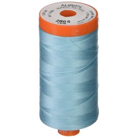 Aurifil Mako Cotton Thread Solid 50wt 1422yds Light Grey Turquoise