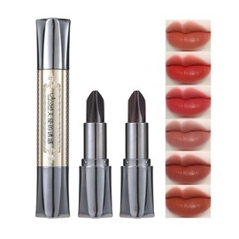 Miaritick 6 Colors In 1 Double Head Lipstick for Women, Silky Velvet Lipstick, No Fade No Stick Cup, Exquisite Appearance, Makeup Gift for Women