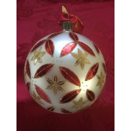 Waterford NEW FLAWLESS Exquisite WATERFORD Glass EPIPHANY Christmas ORNAMENT 4” Ball