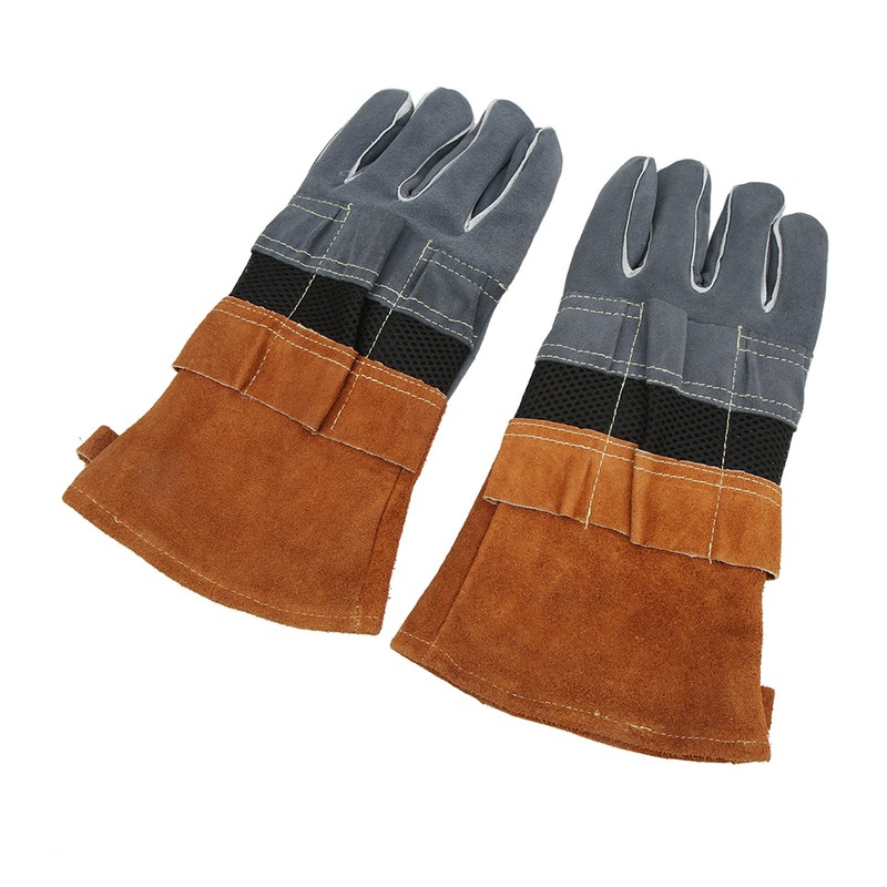 1 Pair Heat Resistant Gloves Separate Fingers Hot Proof Mitts