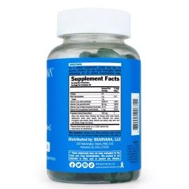 Bearvana Bum Support Gummies 60 Count Blue Berry Flavor Women Fitness Supplement