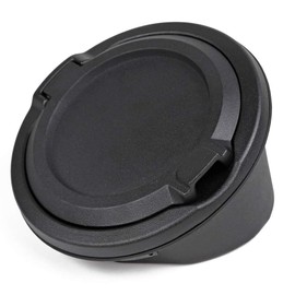 Savadicar Gas Cap Cover, Fuel Tank Door Compatible with 2018-2025 Jeep Wrangler JL JLU 4xe 2/4 Door, ABS + Aluminum Alloy Construction, Exterior Accessories, Black
