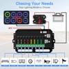 MaySpare Switch Panel Upgraded Multicolored Toggle Momentary Pulse Switch Panel,Electronic