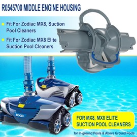 Hihitomorrow R0545700 Middle Engine Housing Assembly with Ramp and 2 Seals Replacement Parts Kit Fit for Zodiac Baracuda MX8 MX8EL Elite Automatic Suction Side Pool Cleaner Vacuum