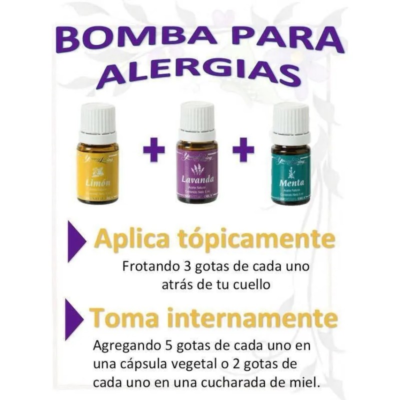 Kit Aceites Esenciales Lavanda, Limón Y Menta Young Living