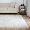 OHS Arches Tufted Rug Cream, Soft Fluffy Rug for Bedroom
