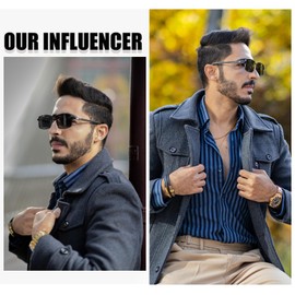 DUCO 2306 Men's Polarized Sunglasses, For Driving, Everyday Use, UV400 Protection, Stylish, Fashion, Premium Carbon Fiber Material, multicolor (black / gray)