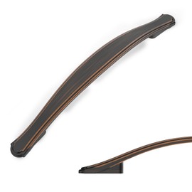 Asidrama 10 Pack 5 Inch(128mm) Oil Rubbed Bronze Kitchen Cabinet Handles Cabinet Pulls Kitchen Cabinet Hardware for Cupboard Drawer Pulls