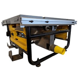 Vacuum Adapter for Portable Table Saws - Universal Fits - Dust Collection - Galactic Gadgets (1-7/8in Yellow)