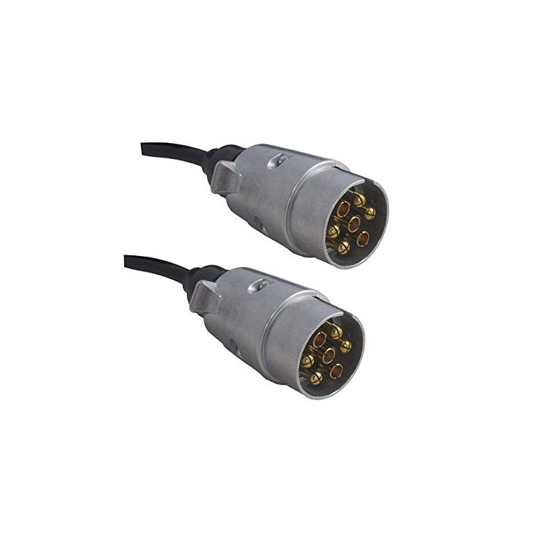 Trailer Spiral Cable Connection Cable Car Trailer Caravan Coupling 7-Pin