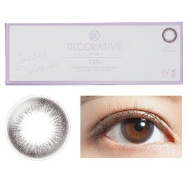 デコラティブアイズ ヴェール ワンデー 10枚 UV&MOIST デコラティブ 【カシスシャーベット】 -4.00