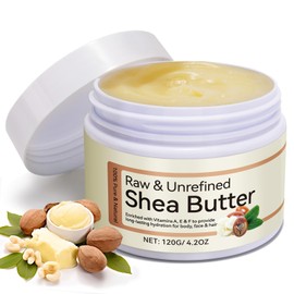 Daiasns African Shea Butter 4.2oz Ivory Grade A Pure Natural Raw & Unrefined Body Butter for Dry and Cracked Skin - Moisturizing Shea Butter - Deep Nourishing Body Hair and Face