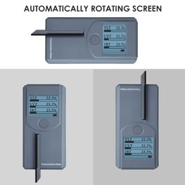 Tint Meter Portable Window Tint Meter Automatic Rotating Screen Window Tint Tester, Automatic Calibration, Measuring VL(Visible Light) UV IR Transmittance and Rejection of Windows, Solar Window Film
