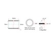 sourcing map Sleeve Bearing 10mm Bore x 12mm OD x