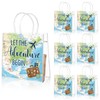 Beupy 30 Pack World Map Favor Bags PVC Clear Gift