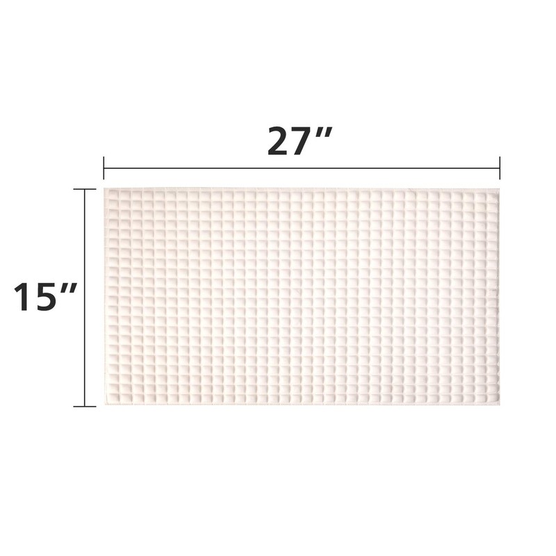 BOWERBIRD Premium Comfort & Safety Bathtub Mat: 800+ Air-Filled Cells