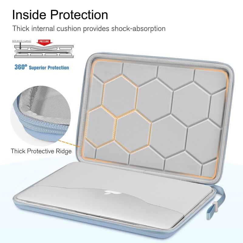 FINPAC Hard Laptop Sleeve Case for 15.3 inch MacBook Air