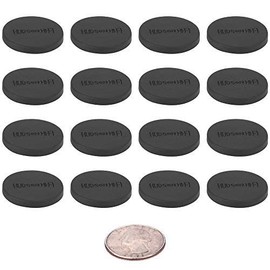 Hudson HiâFi 1" Platinum Silicone Isolation Dot, Non-Skid Isolation Feet with Adhesive - 20 Duro - 16 Pack