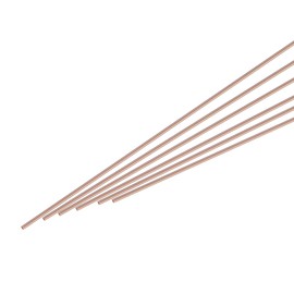 QUARKZMAN Pack of 6 Copper Soldering Rods, Phosphor Copper Solder, Low Temperature Welding Rod, 0.12 x 9.84 Inches for Copper Repair, HVAC Refrigerator