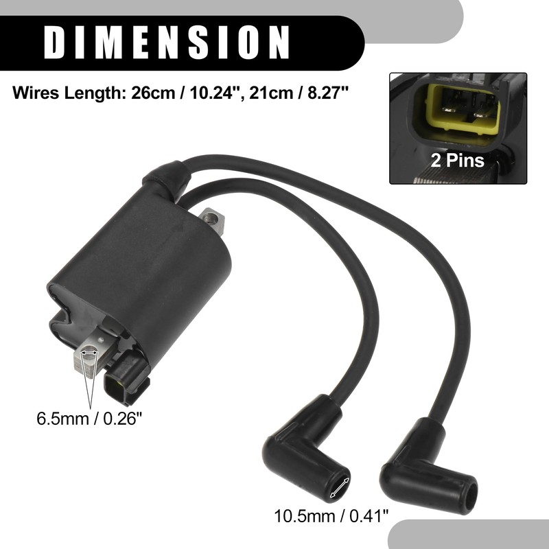 Partuto Ignition Coil 72866-G01 - for EZGO Golf Cart Gas