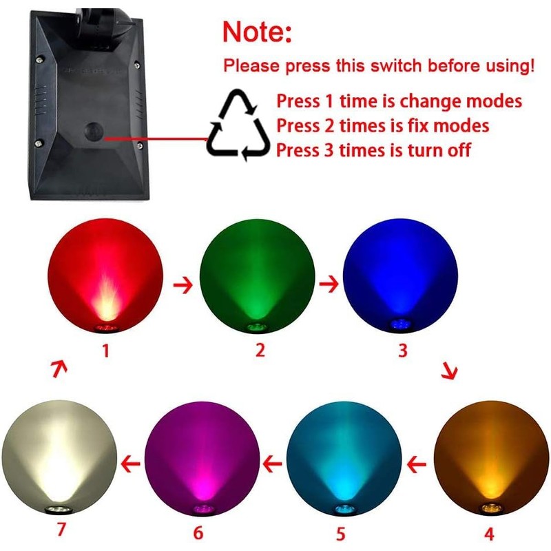 Solar Spot Lights Outdoor Waterproof Solar Powered Spotlight Landscape Lighting