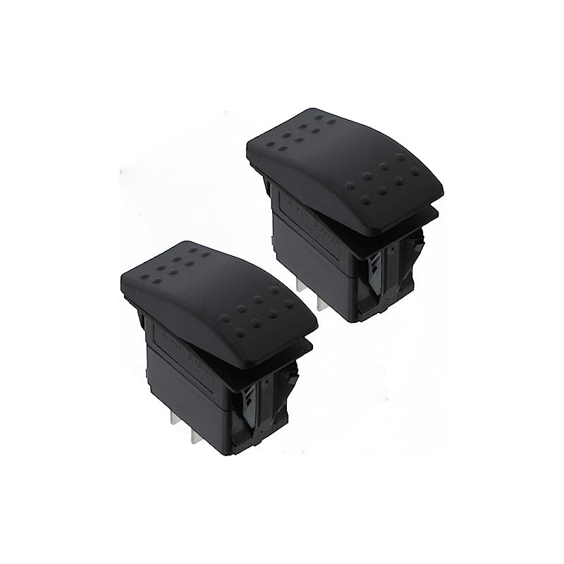 2X Carling Technologies Contura Rocker Switches V1D1S00B-AZC00-000 | SPST ON-None-Off
