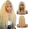 Creuost Real Hair Wig #613 Blonde Wig Human Hair 14