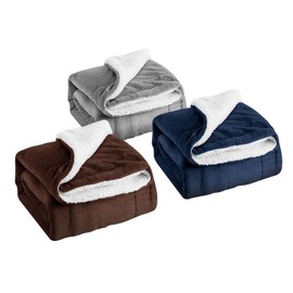 CIYODO Fleece Blanket Throw for Couch Bed Extra Warm Blanket Lightweight Versatile Design