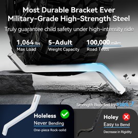 Empathech Training Wheels for 20 inch Bike, Safety Max—High-Strength Steel with Anti-Tip Design, Long-Lasting Light Up Bicycle Training Wheels for Kids Bike, Fits 20'' Single-Speed Only, Pink