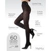 MeMoi Chunkertwine Control Top Tights Black Medium/Large