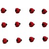 EPHVODI Ladybugs Cakes Decorations Edible Ladybug Shaped Hard Sugar Icing