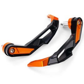 ZYAKOMO Compatible with 390 DUK 390 1290 790 690 250 DUK 200 125 RC390 390 Adventure Aluminum Motorcycle Handguards Brake Clutch Lever Guards Protector Accessories (Orange)