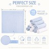 BEBE FAVOUR 10 Pack Baby Washcloths Rayon from Bamboo Terry