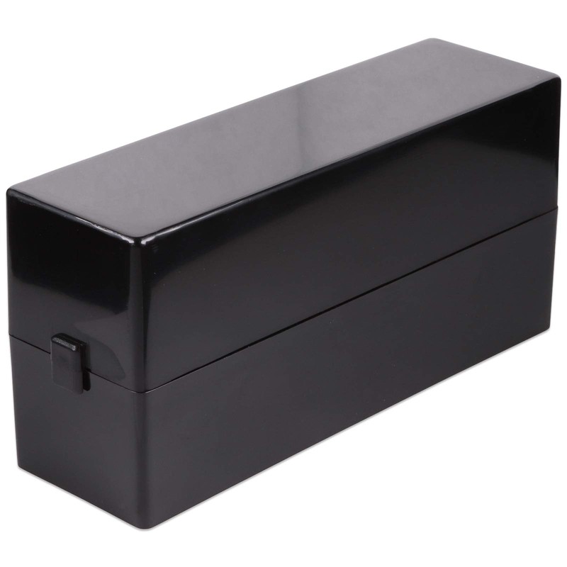 30 Holes Black Rectangle Nail Drill Bit Holder Stand Display
