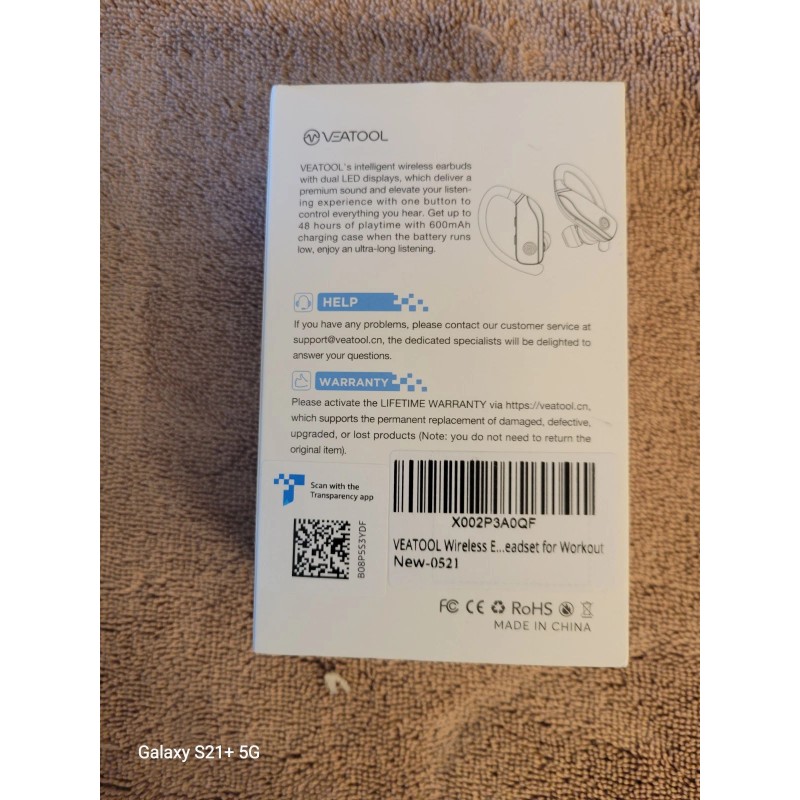 BMANI VEATOOL T16 True Wireless Earbuds HIFI Duel Led Display