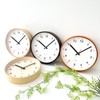 KATOMOKU plywood wall clock brown sweep (continuous second hand) km-35M