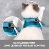 Dotoner Cat Outdoor Walking Harness Set, Pet Vest Harness Breathable