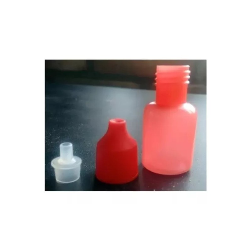 Like Shop Pack De 100 Goteros Rojos 10 Ml Plástico