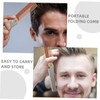 TOVINANNA Multi-function Men's Grooming Tool Portable Folding Comb Beard Styler