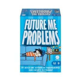 Future Me Problems - Sarah's Scribbles Card Game with 2 Decks for 2 to 4 Players, Perfect for Family Evenings, Toys for Kids, 7 Years, HPH14