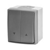 Miratic Surface-Mounted Blind Switch Surface-Mounted IP 55 Wet Room Switch