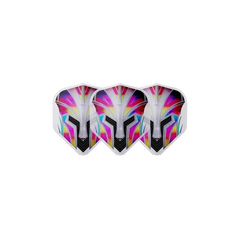LSTYLE EZ L1 Prime Series Rainbow Clear White Dart Flights