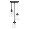 zeyu 3-Light Cluster Pendant Light, Farmhouse Hanging Lights for Kitchen,