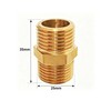 D&DHardware Double Nipple 3/4 Inch Brass Male Thread, Connector AG/AG