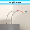 TTFLEX 24" Water Heater Connector 3/4" Ball Valve Push-Fit x